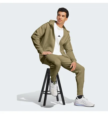 Худи мужское Adidas Z.N.E. Premium Full-Zip Hooded Track Jacket Olive IN5090