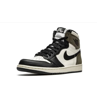 Кроссовки мужские Air Jordan 1 Retro High Og Black/White 555088-105
