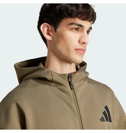 Толстовка чоловіча Adidas Z.N.E. Full-Zip Olive JD2910