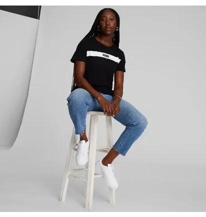 Футболка женская Puma Upfront Line Tee Black 678752-01