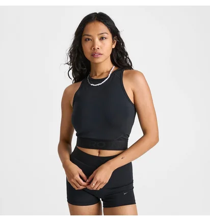 Топ женский Nike Pro Dri-Fit Crop Tank Black FQ7934-010