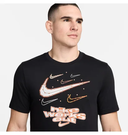 Футболка чоловіча Nike Df Tee Iykyk Su24 Black FV8372-010