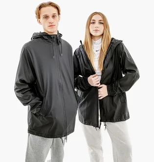 Куртка унисекс Rains Jackets Black 1824-BLACK