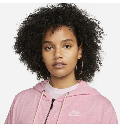 Толстовка жіноча Nike Nsw Gym Vntg Easy Fz Hoodie Pink DM6386-690
