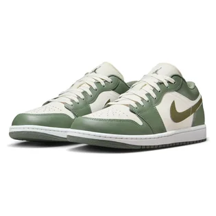 Кроссовки мужские Air jordan 1 Low MenS Shoes Green/White 553558-300