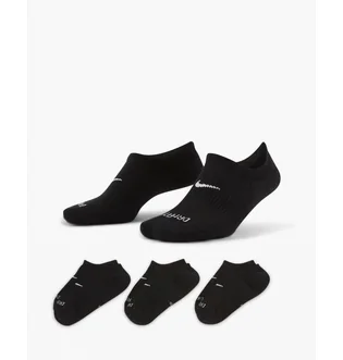 Носки женские Nike Evereday Plus Cush Footie Black (3 пары) Dh5463-904