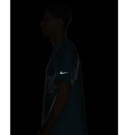 Футболка мужская Nike Dri-Fit Uv Run Division Miler Light Blue Dv9263-379