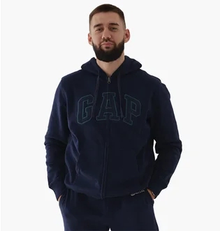 Толстовка мужская Gap Logo Zip Hoodie Tapestry Navy 218871561