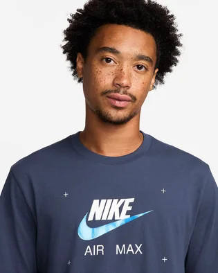 Футболка мужская Nike M Nsw Tee Fw Cnct Blue FV3778-410