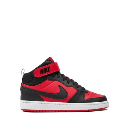 Кросівки дитячі Nike Court Borough Mid 2 Black/Red CD7782-602