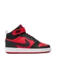 Кросівки дитячі Nike Court Borough Mid 2 Black/Red CD7782-602