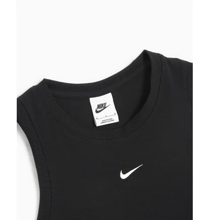 Топ жіночий Nike Sportswear Essentials Ribbed Tank Top Black FB8279-010