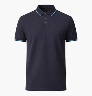 Поло чоловіче Armani Exchange Blue XM001383-AF16262-UB101