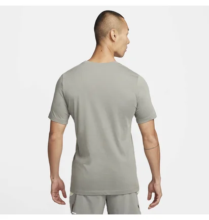 Футболка мужская Nike M Df Tee Trail Logo Grey FQ3914-053