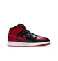 Кросівки дитячі Air Jordan 1 Mid Black/Red Dm9650-001