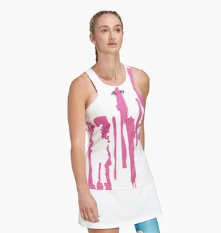 Майка женская Adidas Thebe Magugu Tennis New York Y-Back Tank Top White Ht4236