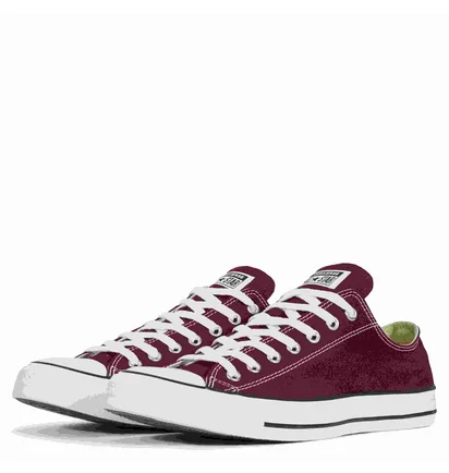 Кеди унісекс Converse All Star Ox Maroon Bordo M9691C