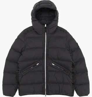 Пуховик чоловічий Stone Island Seamless Tunnel Nylon Down-Tc Hooded Jacket Black 811543128-V0029