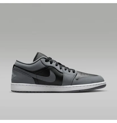 Кросівки чоловічі Air Jordan 1 Low Grey/Black IU7550-065