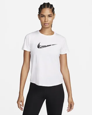 Футболка жіноча Nike Dri-Fit One Swoosh White FN2618-100