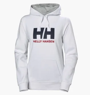Худи женское Helly Hansen Logo Hoodie White 33978-001