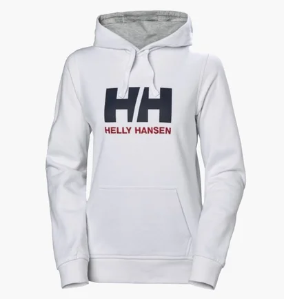 Худи женское Helly Hansen Logo Hoodie White 33978-001