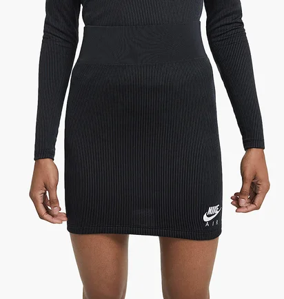 Юбка женская Nike Air Skirt Ribbed Black CZ9343-010