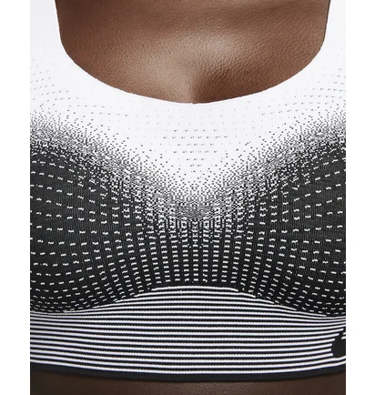Топ жіночий Nike W Swsh Flyknit Bra White/Grey DQ5119-010