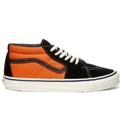 Кеды мужские Vans Vault Og Sk8-Mid Lx Black/Orange Vn0A4Bvcxdv