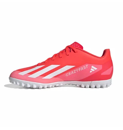 Сороконожки унисекс Adidas X Crazyfast Club Turf Soccer Shoes Red IF0724