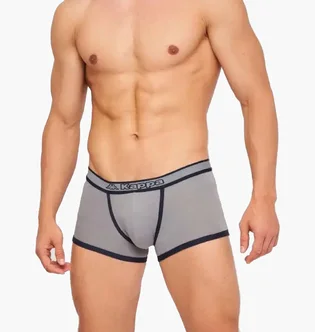 Труси чоловічі Kappa Boxer Uomo Elastico Logo Centrato Grey (1 шт) K1231-GRIGIOUNITO