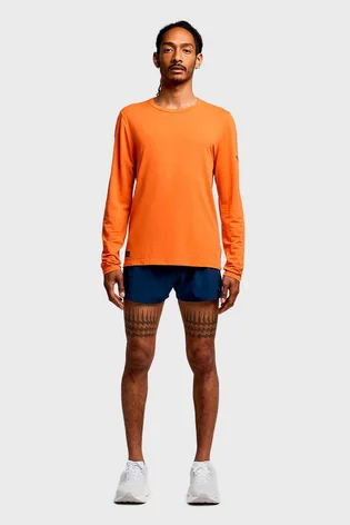 Лонгслив мужской Saucony Stopwatch Long Sleeve Orange SAM800379-SCH