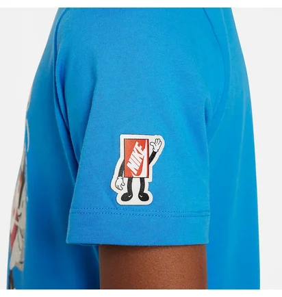 Футболка детская Nike Shirt K Nsw Tee Boxy Light Blue FN9614-435
