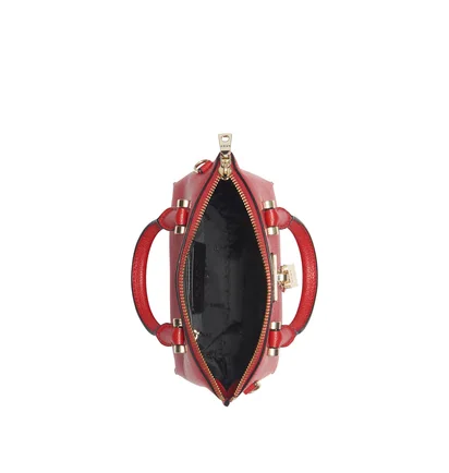 Сумка женская Dkny Elissa Small Leather Crossbody Satchel Red R92DHC28