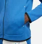 Толстовка мужская Nike Ech Fleece Windrunner Hoodie Full Zip Light Blue Cu4489-407