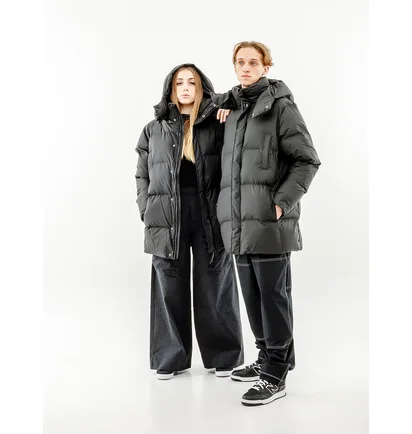 Парка унисекс Rains Jackets Black 1524-BLACK