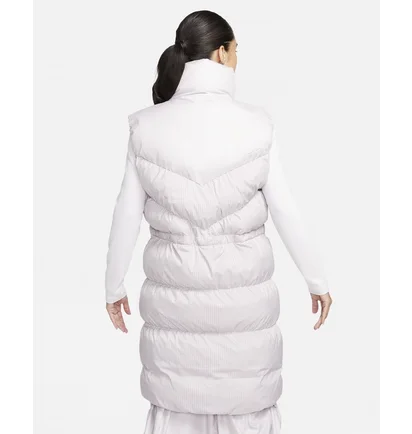 Жилетка жіноча Nike Sportswear Windpuffer Therma-Fit Loose Long Puffer Vest White FB8794-019