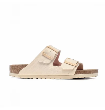 Тапочки жіночі Birkenstock Arizona Tex Canvas Veg Beige 1022679