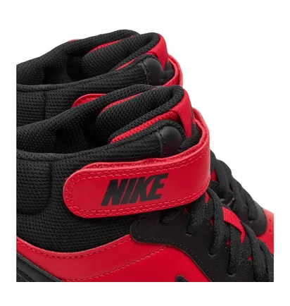 Кросівки дитячі Nike Court Borough Mid 2 Black/Red CD7782-602