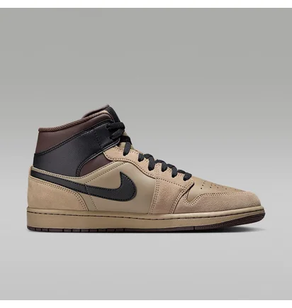 Кроссовки мужские Air Jordan 1 Mid Brown/Beige HV6422-200