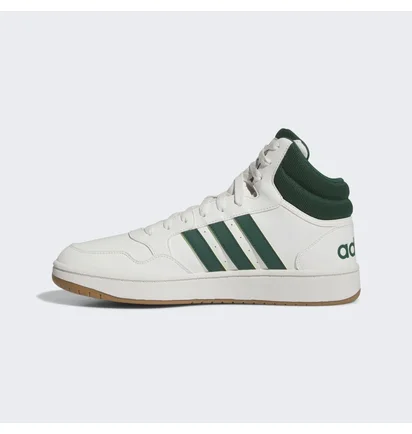 Кроссовки мужские Adidas Hoops 3.0 Mid Lifestyle Basketball Classic Vintage Shoes White IG5570