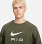 Свитшот мужской Nike M Nsw Air Ft Crew Olive DQ4205-222