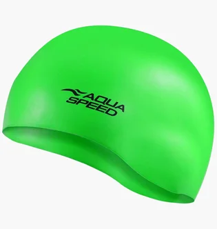Шапочка для плавания Aqua speed Mono 6195 Green 111-11