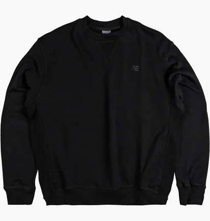 Свитшот мужской New Balance Athletics French Terry Crewneck Black MT41506BK