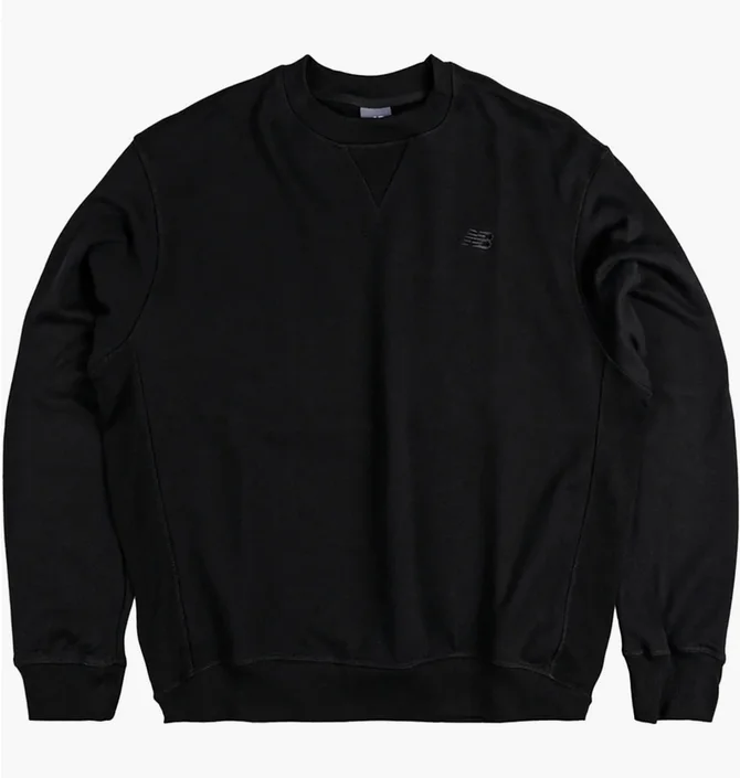 Свитшот мужской New Balance Athletics French Terry Crewneck Black MT41506BK