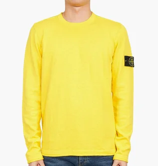 Світшот чоловічий Stone Island Sweater Yellow 1015502B0-V0030