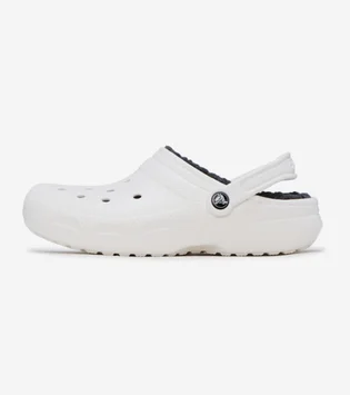 Тапочки унисекс Crocs Classic Lined Clog White 203591-10M
