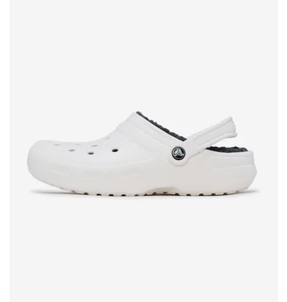 Тапочки унісекс Crocs Classic Lined Clog White 203591-10M