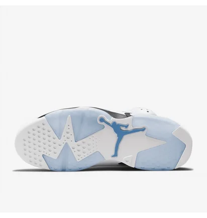 Кроссовки мужские Air Jordan 6 Retro Unc Light Blue/White CT8529-410