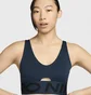 Топ женский Nike Pro Indy Plunge Blue HF7324-478